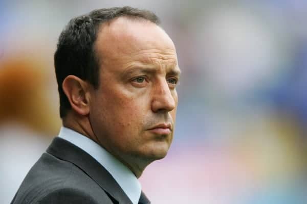 BOLTON, ENGLAND - SUNDAY AUGUST 29th 2004: Liverpool's manager Rafael Benitez before the match against Bolton during the Premiership match at the Reebok Stadium. (Photo by David Rawcliffe/Propaganda)