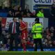 Liverpool, England - Saturday, October 20, 2007: Liverpool's Steven Gerrard MBE is substituted by manager Rafael Benitez during the 206th Merseyside Derby match against Everton at Goodison Park. (Photo by David Rawcliffe/Propaganda)