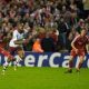 LIVERPOOL, ENGLAND - Tuesday, April 8, 2008: Liverpool's captain Steven Gerrard MBE scores a crucial penalty to make it 3-2 during the UEFA Champions League Quarter-Final 2nd Leg match at Anfield. (Photo by David Rawcliffe/Propaganda)