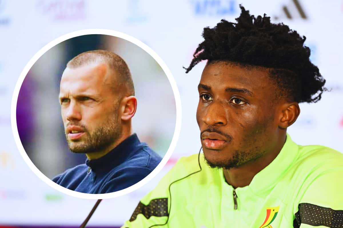 Mohammed Kudus says Liverpool have appointed a "top trainer" in John