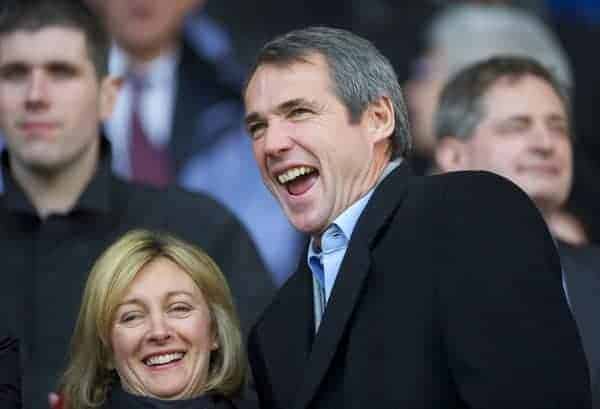 LIVERPOOL, ENGLAND - Sunday, March 28, 2010: Liverpool legend Alan Hansen sees his side take on Sunderland during the Premiership match at Anfield. (Photo by: David Rawcliffe/Propaganda)