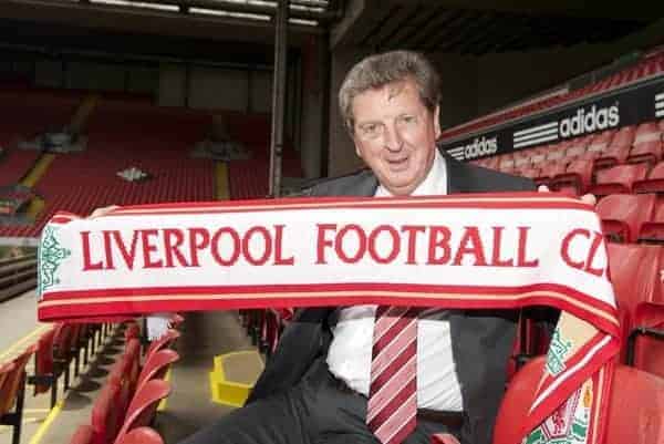 LIVERPOOL, ENGLAND - Thursday, July 1, 2010: Liverpool Football Club's new manager Roy Hodgson during a photo-call at Anfield. (Pic by David Rawcliffe/Propaganda)