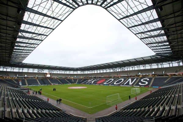 MILTON KEYNES, ENGLAND - Saturday, January 15, 2011: General view of Stadium MK during the Football League One match. (Photo by Gareth Davies/Propaganda)