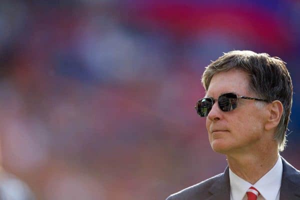 OSLO, NORWAY - Monday, August 1, 2011: Liverpool's owner John W. Henry during a preseason friendly match against Valerenga at the Ulleval Stadion. (Photo by Vegard Grott/Propaganda)