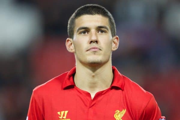 ST HELENS, ENGLAND - Tuesday, November 13, 2012: Liverpool's captain Conor Coady before the NextGen Series Group 5 match against Rosenborg BK at Langtree Park. (Pic by David Rawcliffe/Propaganda)