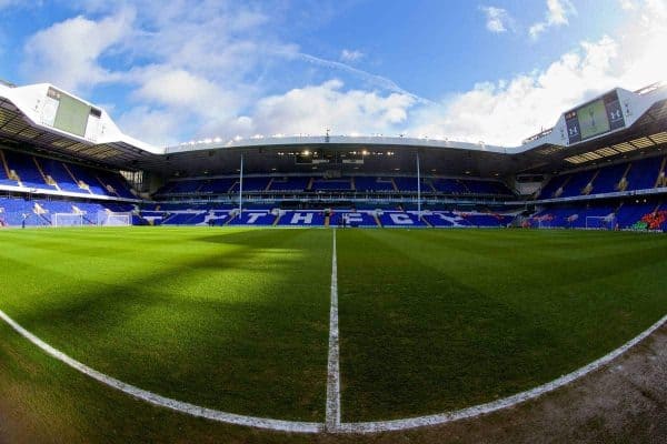 LONDON, ENGLAND - Sunday, February 9, 2014: Tottenham Hotspur's White Hart Lane Stadium before the Premiership match against Everton. (Pic by David Rawcliffe/Propaganda)