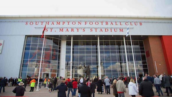 SOUTHAMPTON, ENGLAND - Saturday, March 1, 2014: Southampton's St. Mary's Stadium before the Premiership match against Liverpool. (Pic by David Rawcliffe/Propaganda)