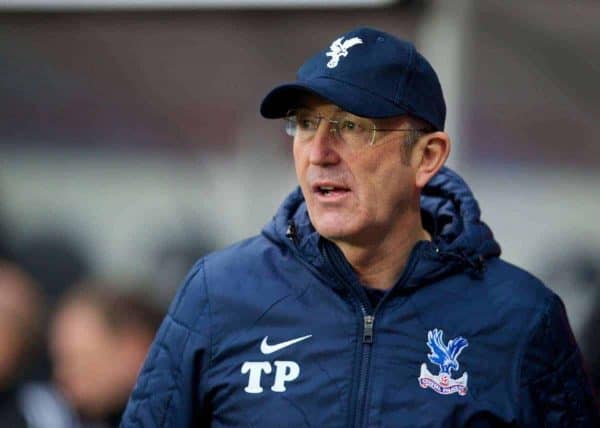 SWANSEA, WALES - Sunday, March 2, 2014: Crystal Palace's manager Tony Pulis during the Premiership match against Swansea City at the Liberty Stadium. (Pic by David Rawcliffe/Propaganda)