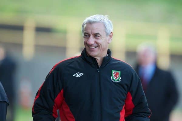 BARRY, WALES - Tuesday, April 30, 2013: Wales' Elite Performance Director Ian Rush during the Under-15's International Friendly match against Switzerland at Jenner Park. (Pic by David Rawcliffe/Propaganda)