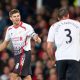 MANCHESTER, ENGLAND - Wednesday, September 25, 2013: Liverpool's captain Steven Gerrard screams at team mate Jose Enrique during the Football League Cup 3rd Round match against Manchester United at Old Trafford. (Pic by David Rawcliffe/Propaganda)