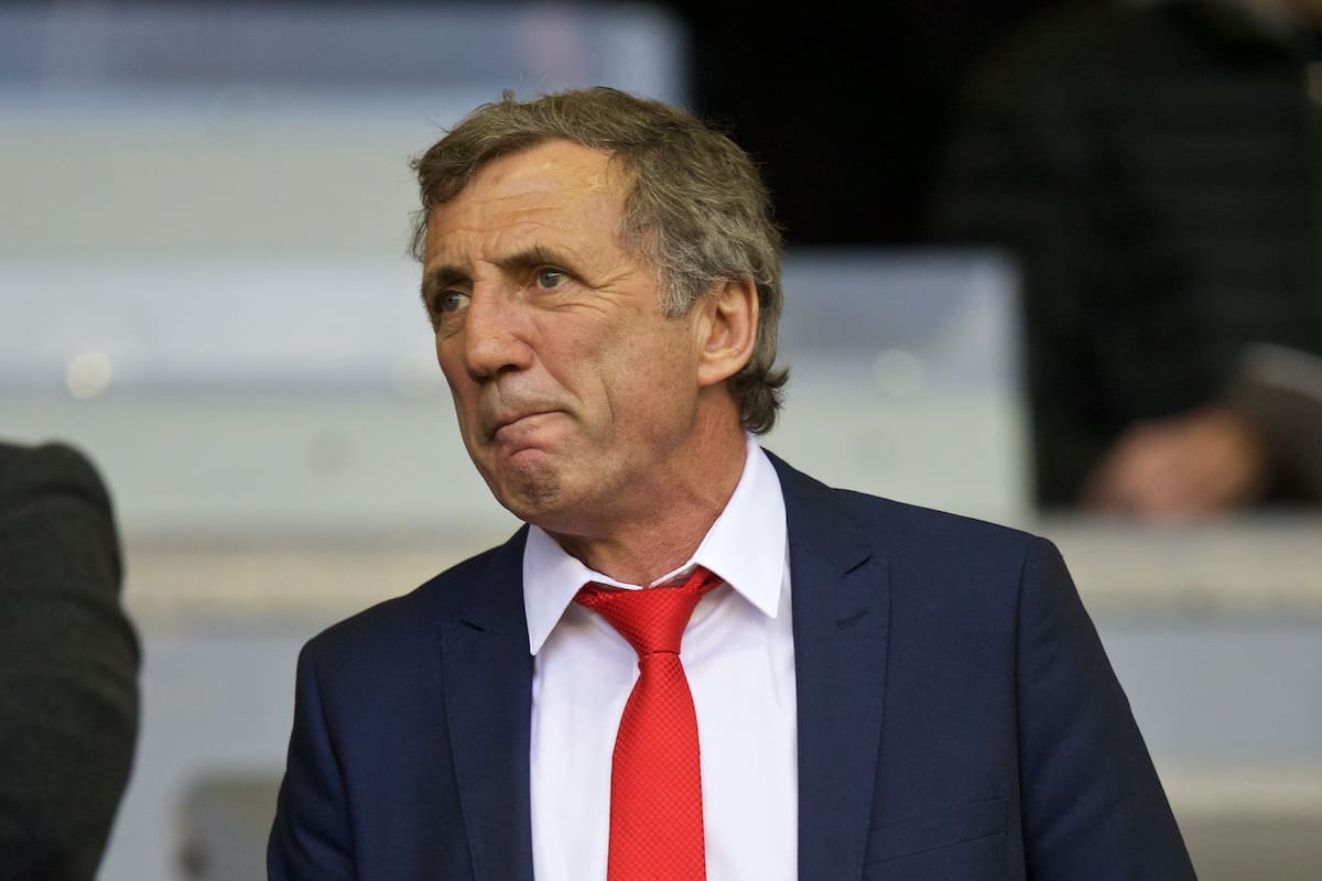 Liverpool legend Alan Kennedy lifted over fence to avoid