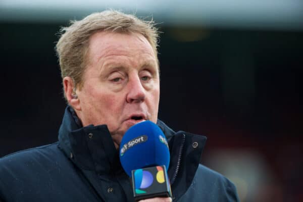 LONDON, ENGLAND - Saturday, January 2, 2016: Former West Ham United manager Harry Redknapp working for BT Sport before the Premier League match between West Ham United and Liverpool at Upton Park. (Pic by David Rawcliffe/Propaganda)