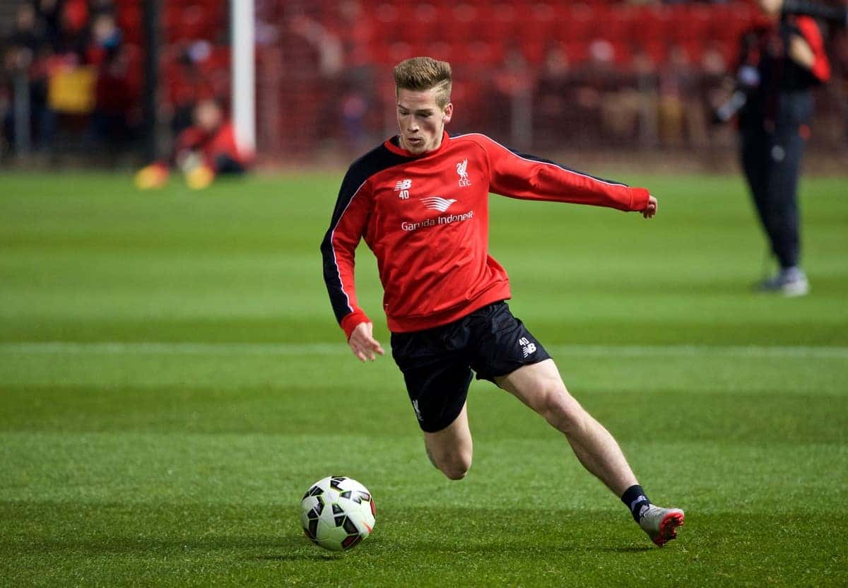 ADELAIDE, AUSTRALIA - Sunday, July 19, 2015: Liverpool's Ryan Kent during a training session at Coopers Stadium ahead of a preseason friendly match against Adelaide United on day seven of the club's preseason tour. (Pic by David Rawcliffe/Propaganda)