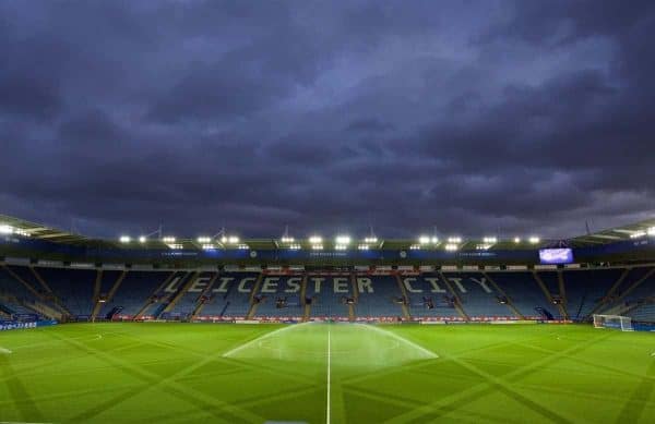 LEICESTER, ENGLAND - Monday, February 1, 2016: A general view of the King Power Stadium before the Premier League match between Leicester City and Liverpool at Filbert Way.  (Pic by David Rawcliffe/Propaganda)