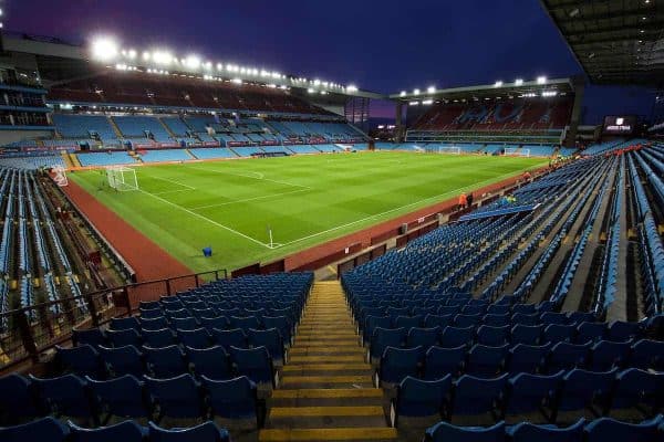 BIRMINGHAM, ENGLAND - Tuesday, March 1, 2016: A general view of Aston Villa's Villa Park stadium before the Premier League match against Everton. (Pic by David Rawcliffe/Propaganda)