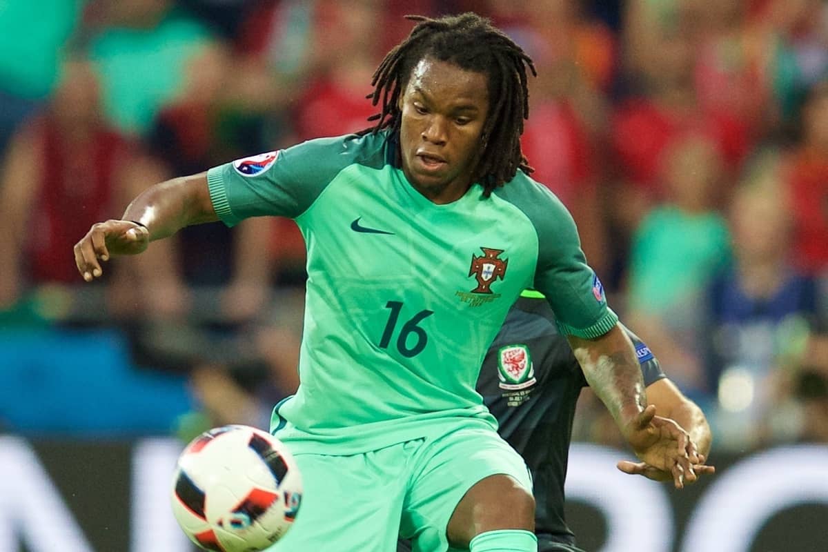 LYON, FRANCE - Wednesday, July 6, 2016: Portugal's Renato Sanches in action against Wales during the UEFA Euro 2016 Championship Semi-Final match at the Stade de Lyon. (Pic by David Rawcliffe/Propaganda)