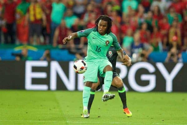 LYON, FRANCE - Wednesday, July 6, 2016: Portugal's Renato Sanches in action against Wales during the UEFA Euro 2016 Championship Semi-Final match at the Stade de Lyon. (Pic by David Rawcliffe/Propaganda)