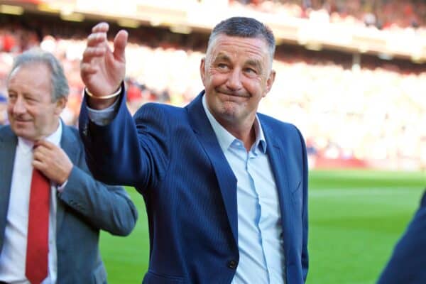 LIVERPOOL, ENGLAND - Saturday, September 10, 2016: Former Liverpool player John Aldridge before the FA Premier League match against Leicester City at Anfield. (Pic by David Rawcliffe/Propaganda)