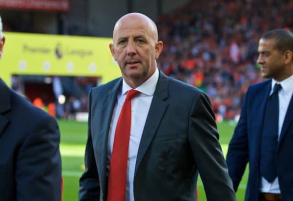 LIVERPOOL, ENGLAND - Saturday, September 10, 2016: Former Liverpool player Gary Mcallister before the FA Premier League match against Leicester City at Anfield. (Pic by David Rawcliffe/Propaganda)