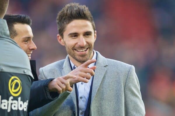 LIVERPOOL, ENGLAND - Saturday, November 26, 2016: Sunderland's former Liverpool player Fabio Borini before the FA Premier League match against Liverpool at Anfield. (Pic by David Rawcliffe/Propaganda)