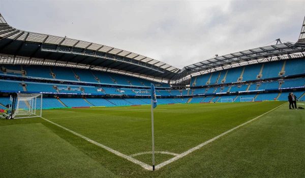 MANCHESTER, ENGLAND - Saturday, December 3, 2016: A general view of the City of Manchester Stadium before the FA Premier League match between Manchester City and Chelsea. (Pic by Gavin Trafford/Propaganda)