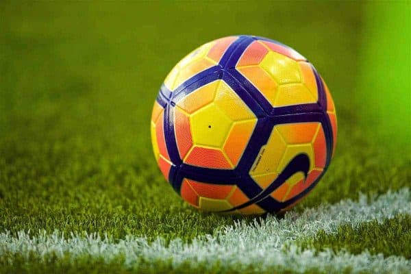 BOURNEMOUTH, ENGLAND - Sunday, December 4, 2016: An orange and yellow ball in the corner quadrant on SISGrass during the FA Premier League match between AFC Bournemouth and Liverpool at Dean Court. (Pic by David Rawcliffe/Propaganda)