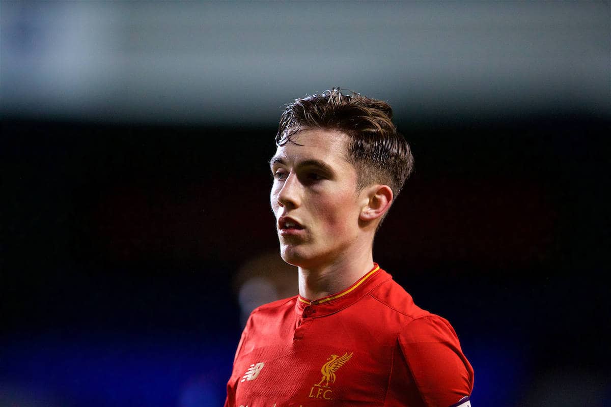 BIRKENHEAD, ENGLAND - Monday, March 13, 2017: Liverpool's captain Harry Wilson in action against Chelsea during the Under-23 FA Premier League 2 Division 1 match at Prenton Park. (Pic by David Rawcliffe/Propaganda)