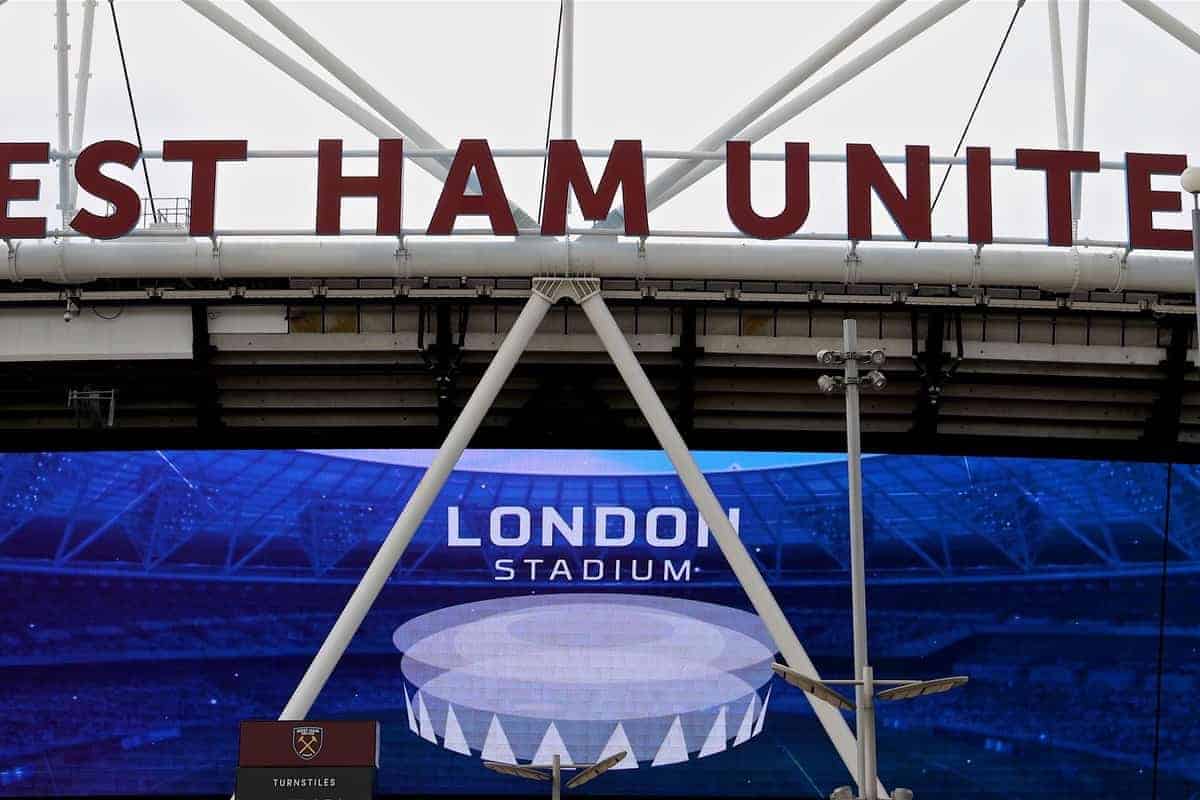 LONDON, ENGLAND - Saturday, April 22, 2017: A general view of the London Stadium, home of West Ham United, pictured before the FA Premier League match against Everton. (Pic by David Rawcliffe/Propaganda)