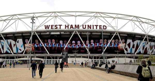 LONDON, ENGLAND - Saturday, April 22, 2017: A general view of the London Stadium, home of West Ham United, pictured before the FA Premier League match against Everton. (Pic by David Rawcliffe/Propaganda)