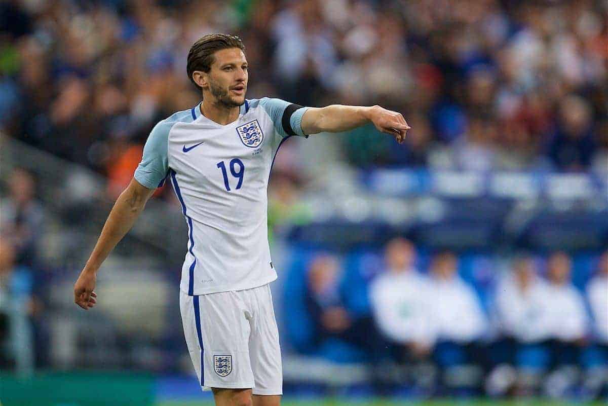 Adam Lallana, England National Team (Pic by David Rawcliffe/Propaganda)