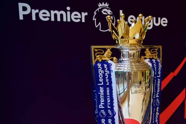 Premier League trophy, general (Pic by David Rawcliffe/Propaganda)