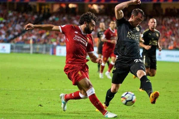 HONG KONG, CHINA - Saturday, July 22, 2017: Liverpool's Mohamed Salah during the Premier League Asia Trophy final match between Liverpool and Leicester City at the Hong Kong International Stadium. (Pic by David Rawcliffe/Propaganda)