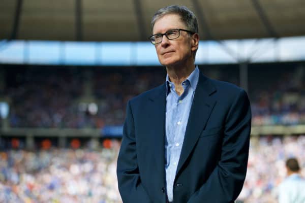 BERLIN, GERMANY - Saturday, July 29, 2017: Liverpool FC owner John W. Henry before a preseason friendly match celebrating 125 years of football for Liverpool and Hertha BSC Berlin at the Olympic Stadium. (Pic by David Rawcliffe/Propaganda)