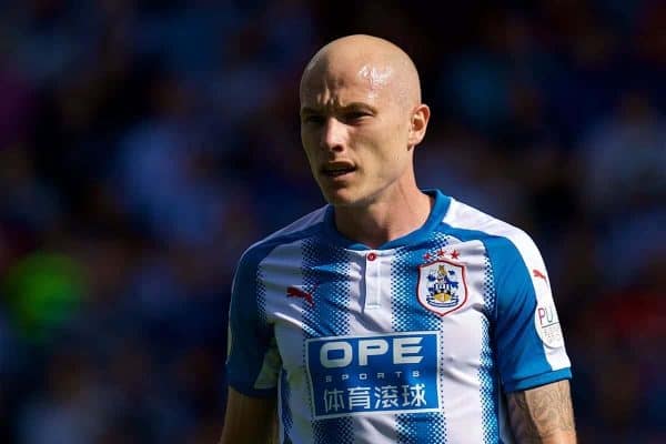 HUDDERSFIELD, ENGLAND - Saturday, August 26, 2017: Huddersfield Town's Aaron Mooy during the FA Premier League match between Huddersfield Town and Southampton at the John Smith's Stadium. (Pic by David Rawcliffe/Propaganda)