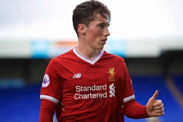 BIRKENHEAD, ENGLAND - Sunday, September 10, 2017: Liverpool's Harry Wilson during the Under-23 FA Premier League 2 Division 1 match between Liverpool and Manchester City at Prenton Park. (Pic by David Rawcliffe/Propaganda)