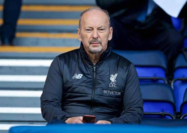 BIRKENHEAD, ENGLAND - Sunday, October 29, 2017: Liverpool's chief executive officer Peter Moore during the Under-23 FA Premier League 2 Division 1 match between Liverpool and Leicester City at Prenton Park. (Pic by David Rawcliffe/Propaganda)