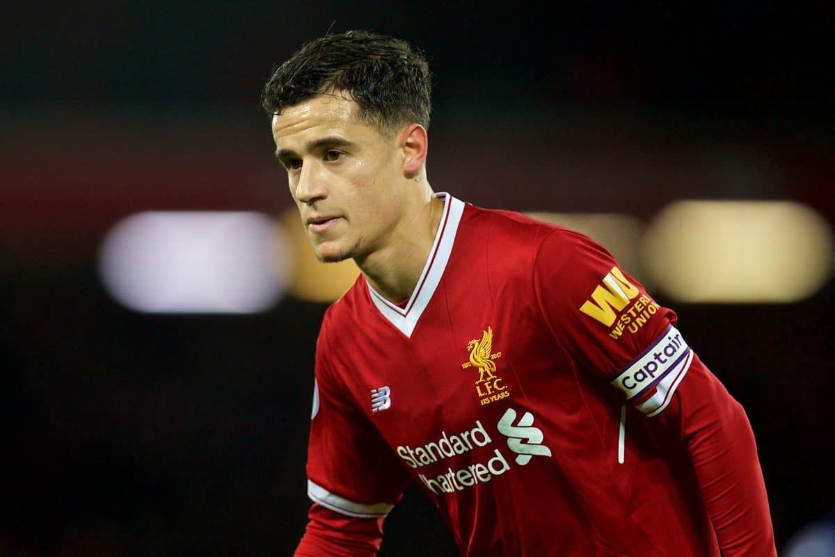 Resultado de imagem para philippe coutinho liverpool captain