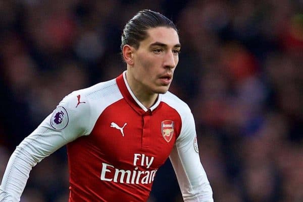 LONDON, ENGLAND - Friday, December 15, 2017: Arsenal's Hector Bellerin during the FA Premier League match between Arsenal and Newcastle United at the Emirates Stadium. (Pic by David Rawcliffe/Propaganda)