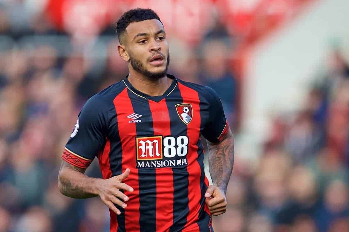 BOURNEMOUTH, ENGLAND - Sunday, November 25, 2018: Joshua King during the FA Premier League match between AFC Bournemouth and Arsenal FC at the Vitality Stadium. (Pic by David Rawcliffe/Propaganda)