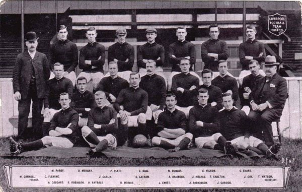 Liverpool FC squad photo season 1904/05 - 1900s]