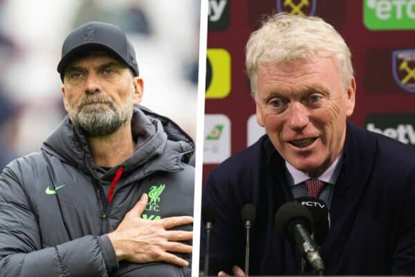 David Moyes shows class with Jurgen Klopp comments – jokes “teeth
are too bright!”