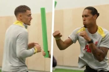 Van Dijk, Wirtz boxing screenshot 18.07.2025