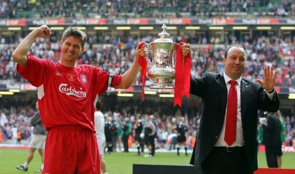 Gerrard, Benitez, 2006 FA Cup Final ((Nick Potts/PA))