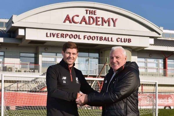 Steven Gerrard Liverpool academy coach (Andrew Powell / Liverpool FC)