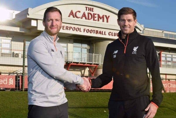 Steven Gerrard Liverpool academy coach (Andrew Powell / Liverpool FC)