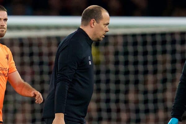 Liverpool first-team physio Christopher Rohrbeck (Pic by David Rawcliffe/Propaganda)