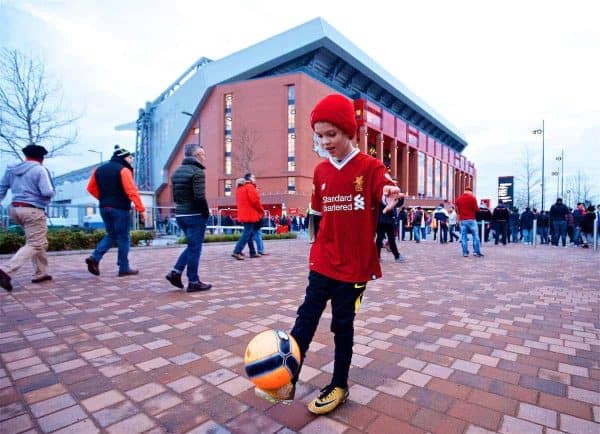 Anfield, matchday general, pre-match. (Pic by Paul Greenwood/Propaganda)