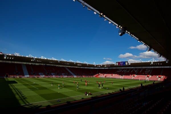 SOUTHAMPTON, ENGLAND - Thursday, April 5, 2018: Wales players during a training session at St. Mary's Stadium ahead of the FIFA Women’s World Cup 2019 Qualifying Round Group 1 match against England. (Pic by David Rawcliffe/Propaganda)