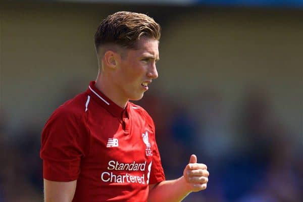 CHESTER, ENGLAND - Saturday, July 7, 2018: Liverpool's Harry Wilson during a preseason friendly match between Chester FC and Liverpool FC at the Deva Stadium. (Pic by Paul Greenwood/Propaganda)