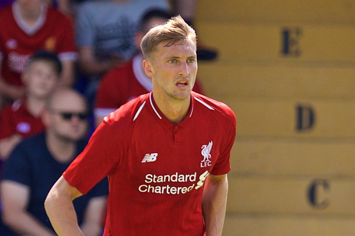 CHESTER, ENGLAND - Saturday, July 7, 2018: Liverpool's Nathaniel Phillips during a preseason friendly match between Chester FC and Liverpool FC at the Deva Stadium. (Pic by Paul Greenwood/Propaganda)